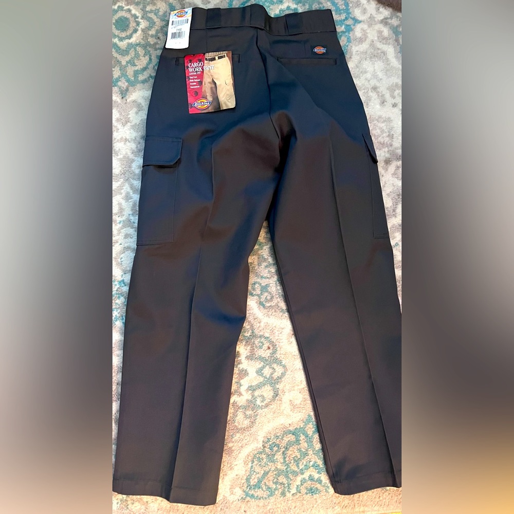 Vintage 2001 Dickie’s Cargo Work Pants Charcoal Men’s 31x30 Nwt